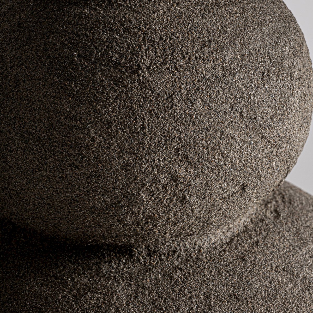 Suspension contemporaine en papier gris et noir, RECOLLECTION