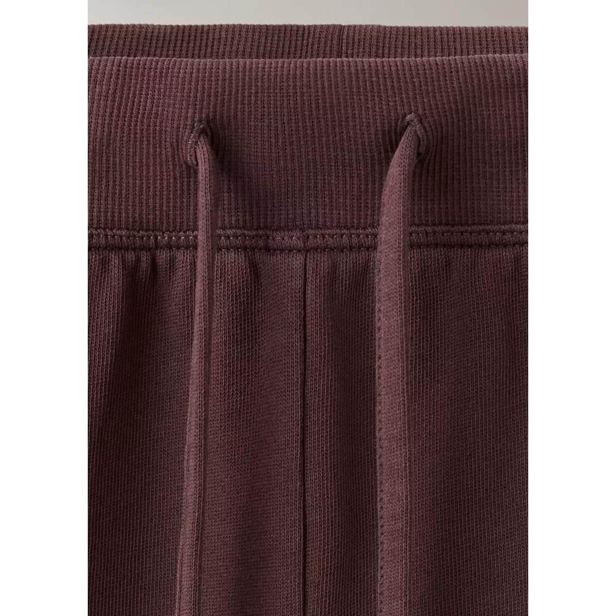 Pantalon de pyjama coton taille élastique bordeaux, MANGO