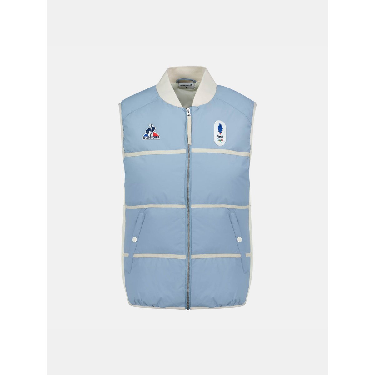 Doudoune déperlante Équipe de France Olympique 2026 Jeux Olympiques EQUIPE DE FRANCE blue, LE COQ SPORTIF