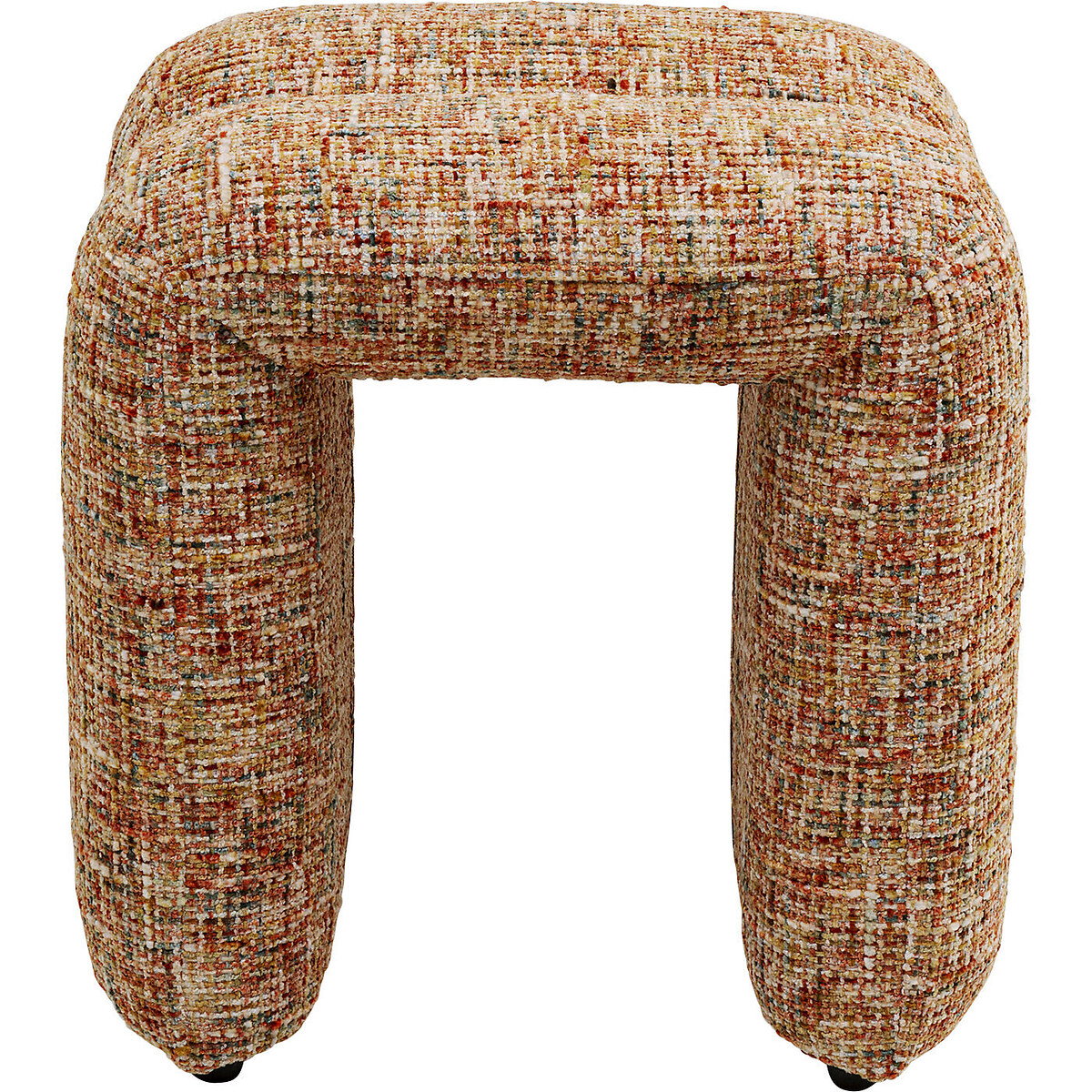 Hocker Lilja Melange braun, KARE DESIGN