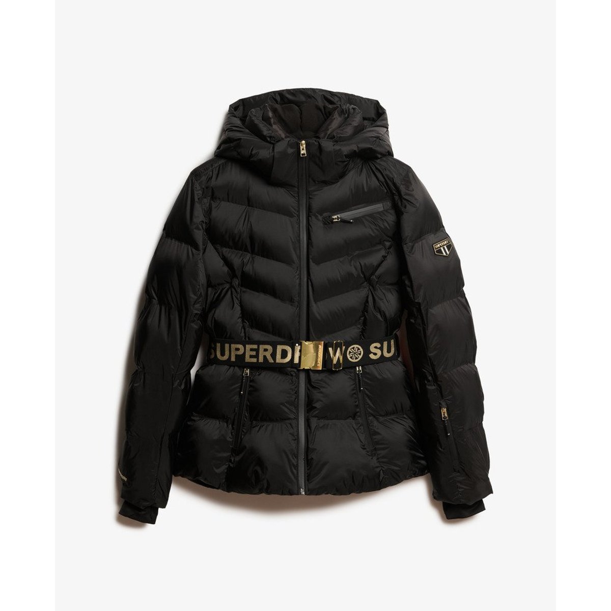 Doudoune de ski Luxe noir, SUPERDRY