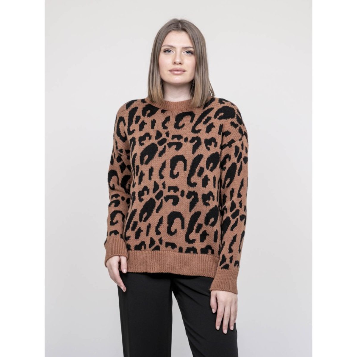 Pull Motif Léopard Kostelia léopard, DONA LISA