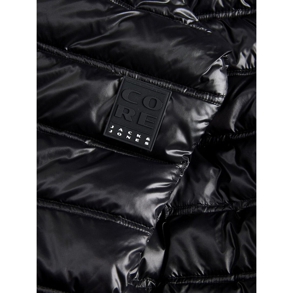 Chaqueta brillante con capucha negro, JACK & JONES