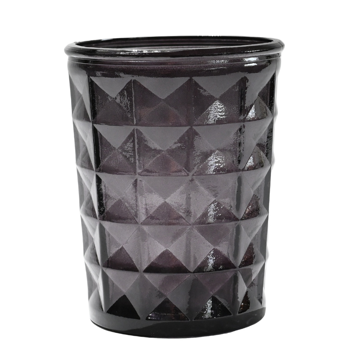 Gobelet en verre recyclé KRYSTAL anthracite, SENSEI MAISON