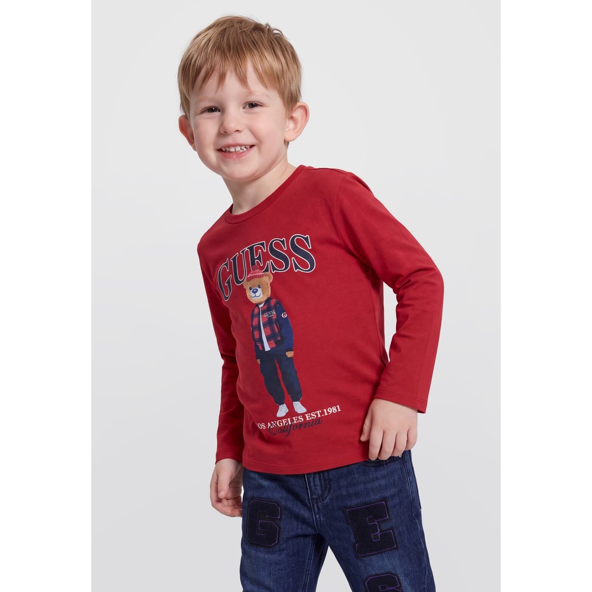 T-Shirt Imprimé rouge, GUESS KIDS