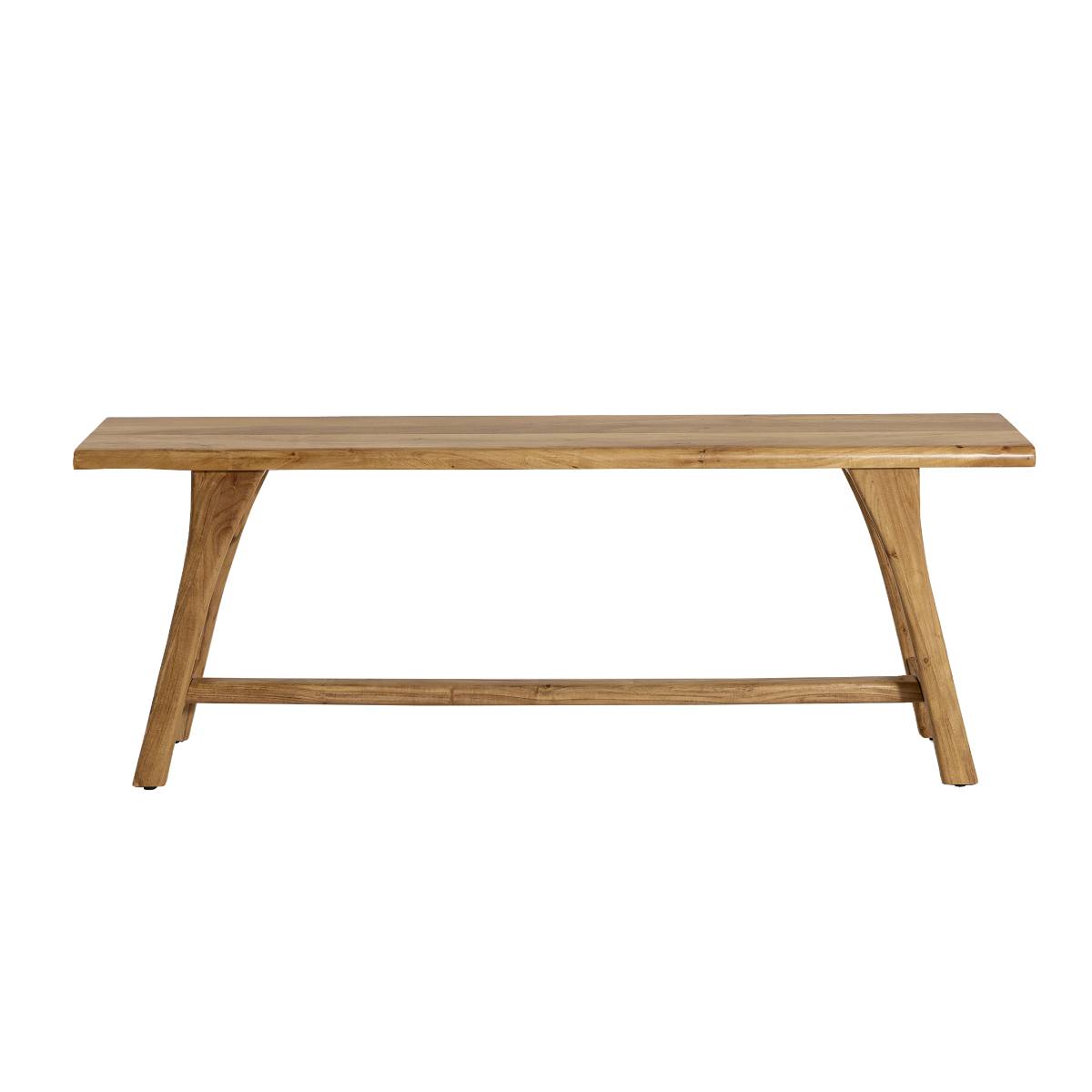 Banc en bois d'acacia ORANE bois clair, MADE IN MEUBLES
