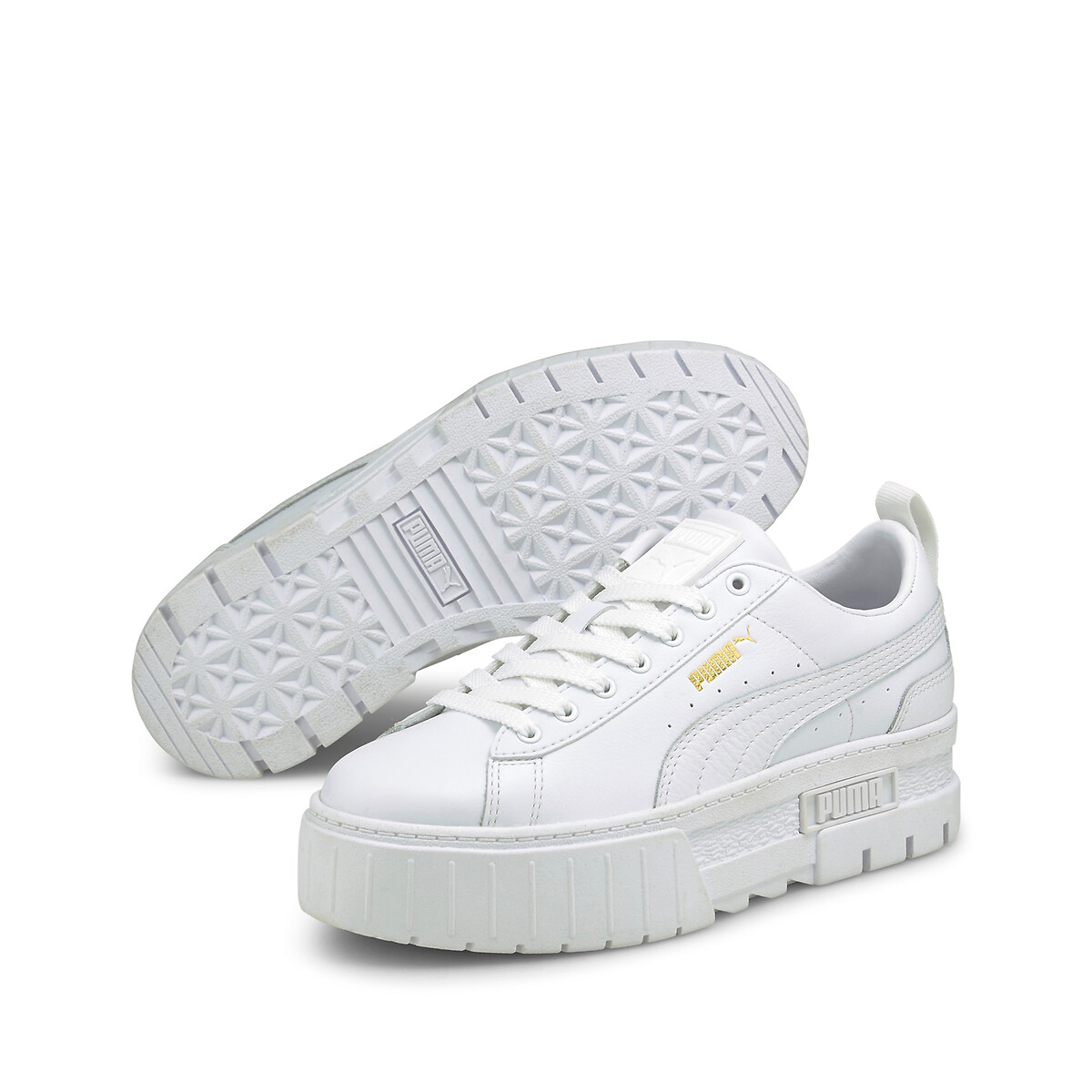 Baskets cuir Mayze Classic blanc, PUMA