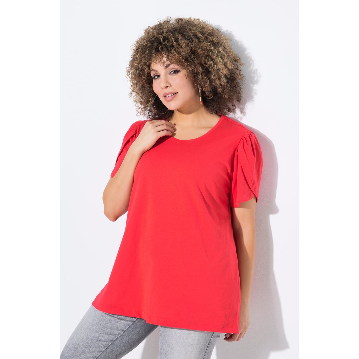 T-shirt rouge clair, ULLA POPKEN
