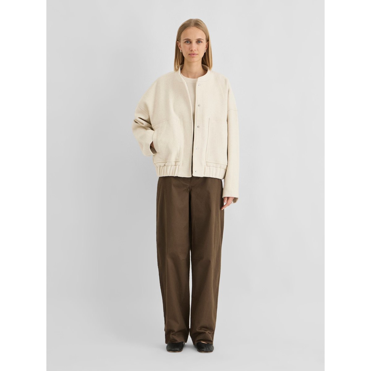 Veste Bomber gris - birch1, ROUGE EDIT