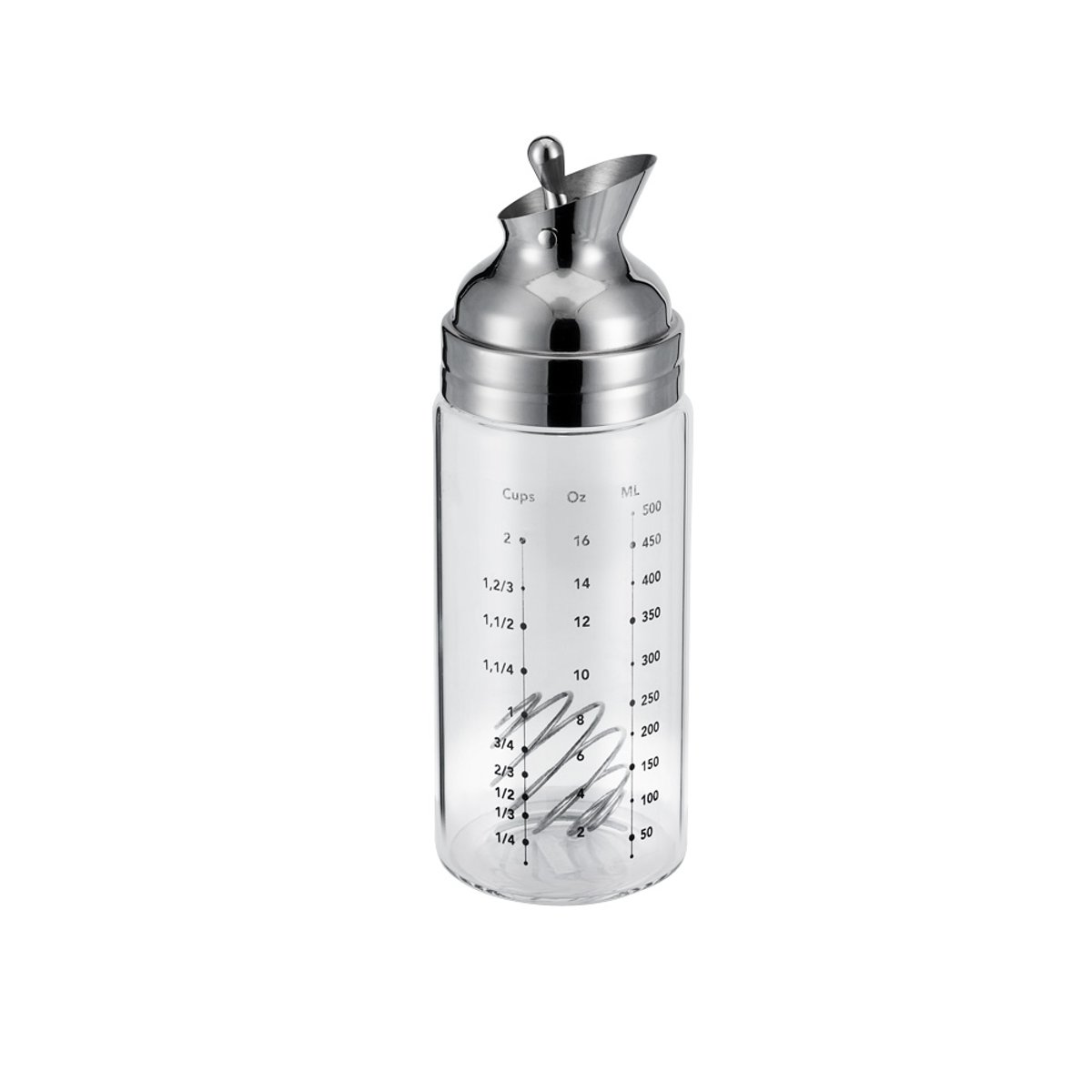 Shaker à vinaigrette transparent / cristal, IPAC