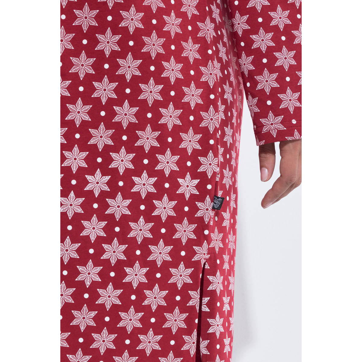 Grand(e) chemise de nuit / T-shirt rouge foncé, ULLA POPKEN