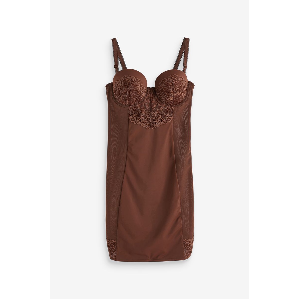 Nuisette À Effet Gainant Avec Bonnets Moulés marron chocolat, NEXT