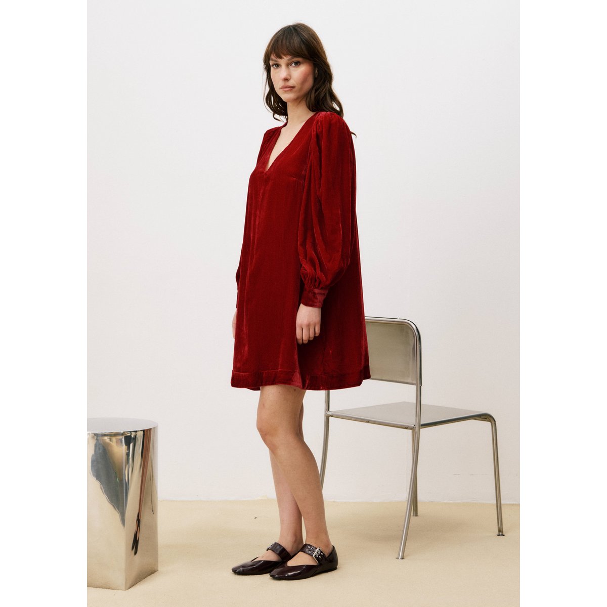 Robe KELLY rouge, FRNCH