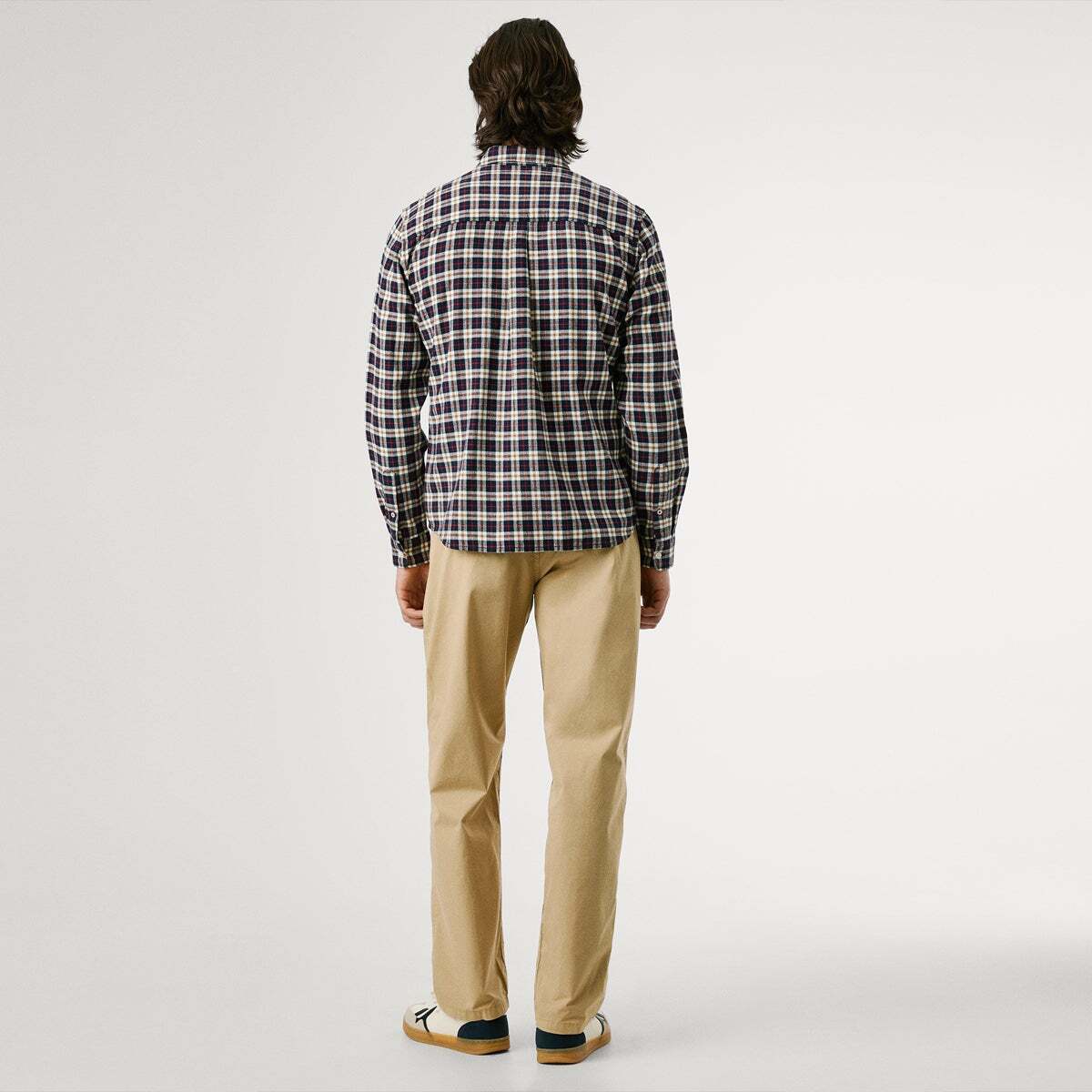 Chemise Coupe Regular À Carreaux bleu, PEPE JEANS