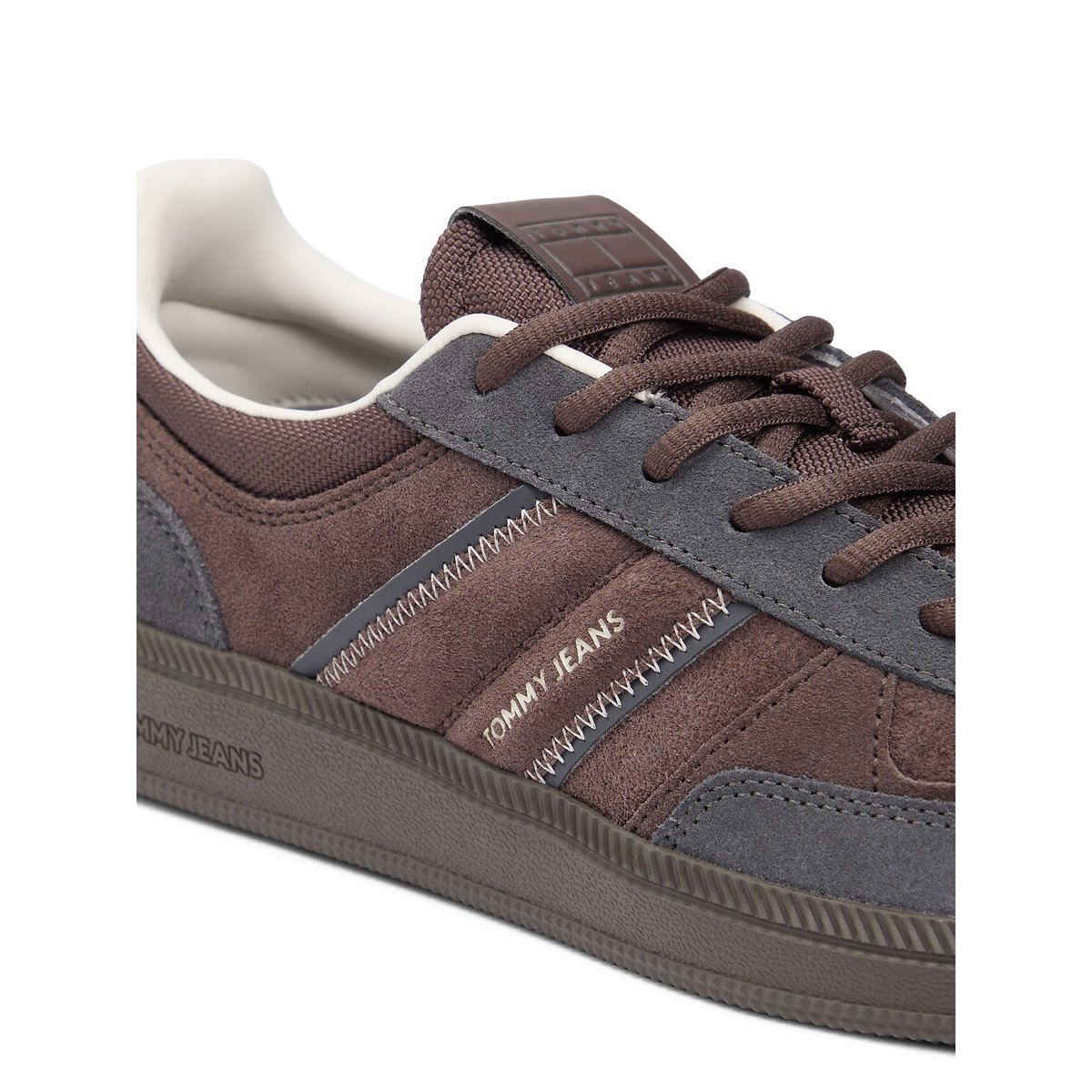 Baskets en cuir suédé The Greenwich marron, TOMMY JEANS