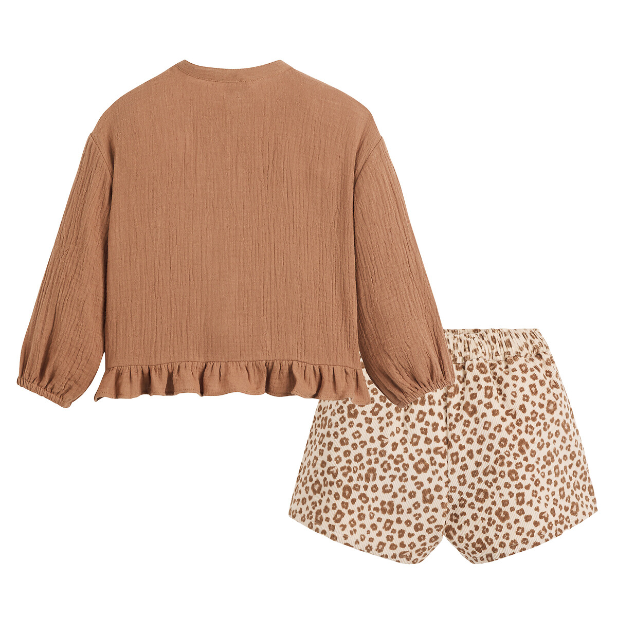 Blouse/Shorts Outfit multi-coloured, LA REDOUTE COLLECTIONS