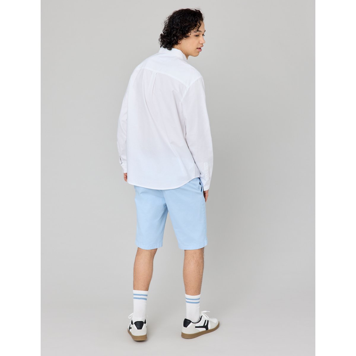 Chemise oxford unie blanc, BZB