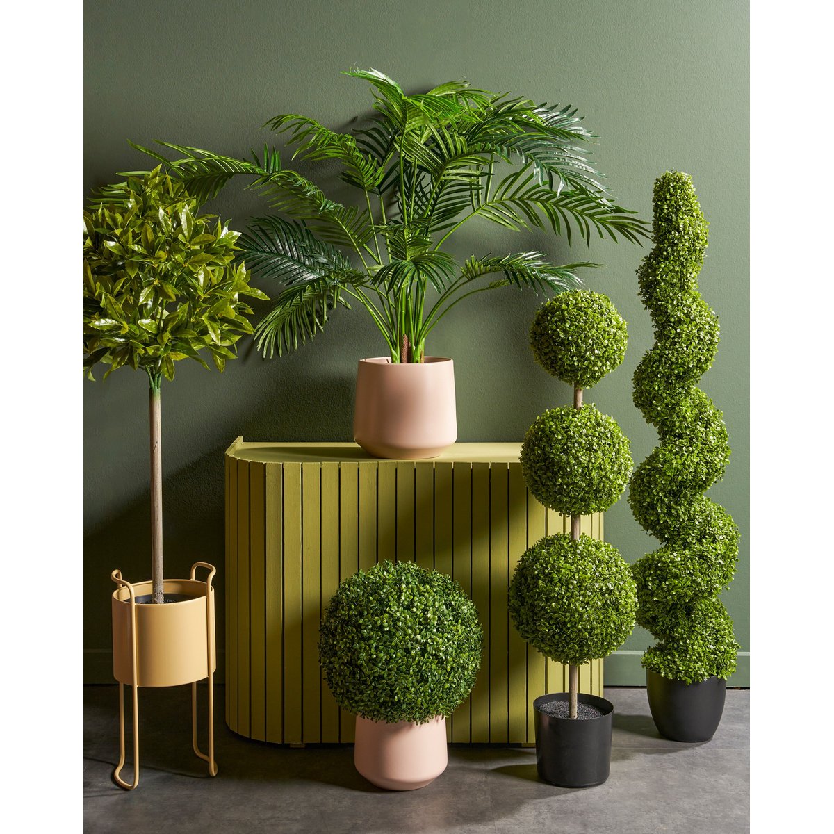Plante artificielle ARECA PALM vert, MICA DECORATIONS