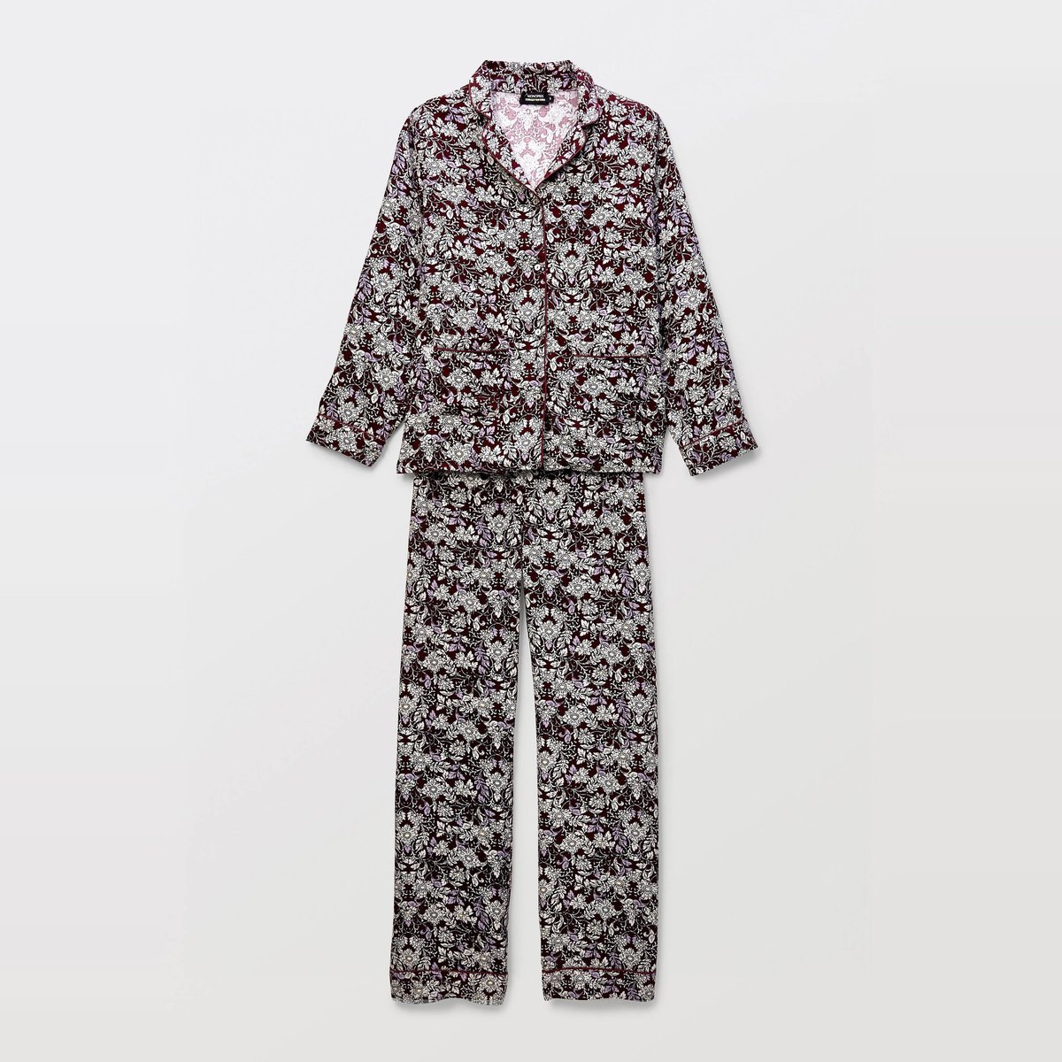 Pyjama en viscose imprimée porto, MONOPRIX