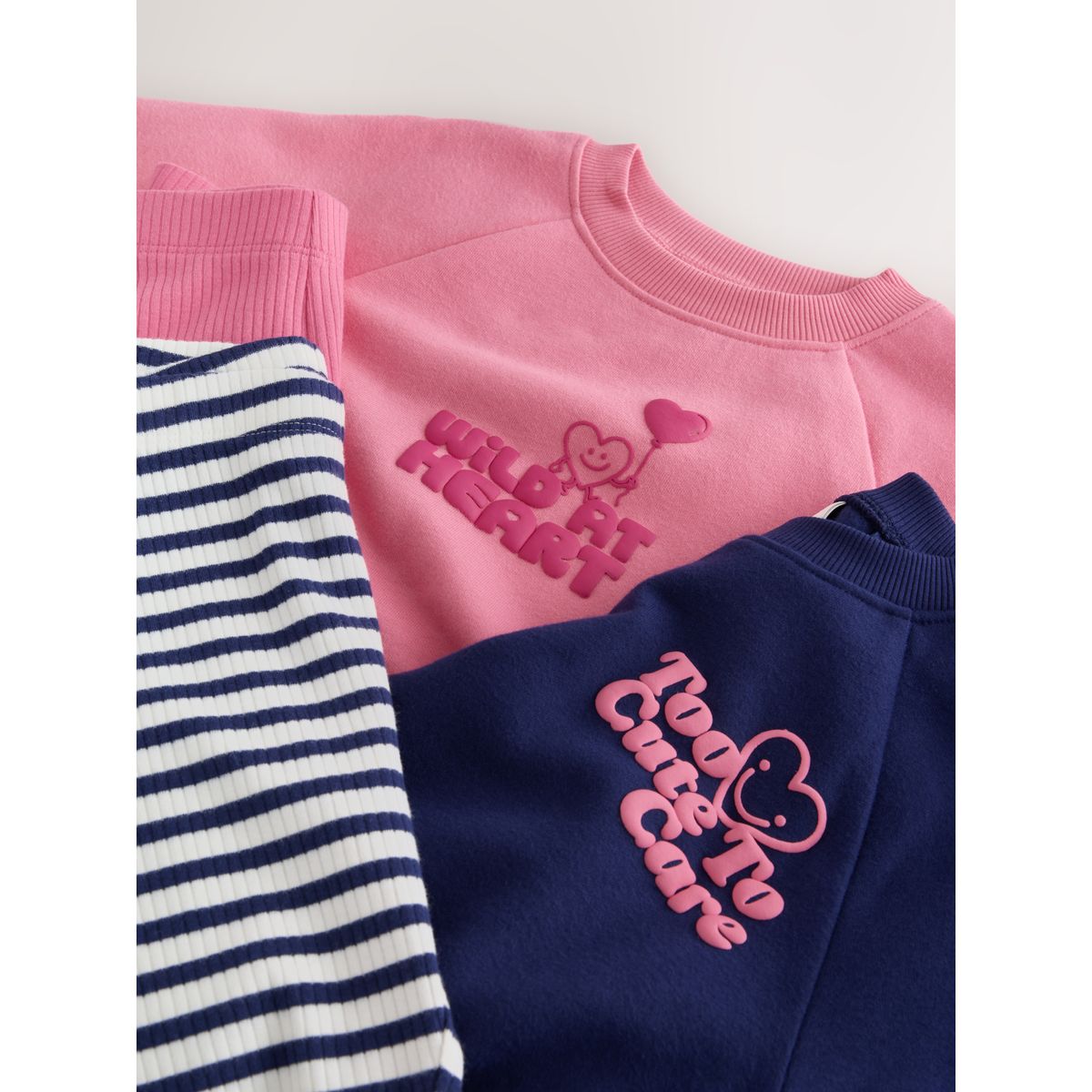 Ensemble sweat et legging, lot de 2 bleu marine/rose, NEXT