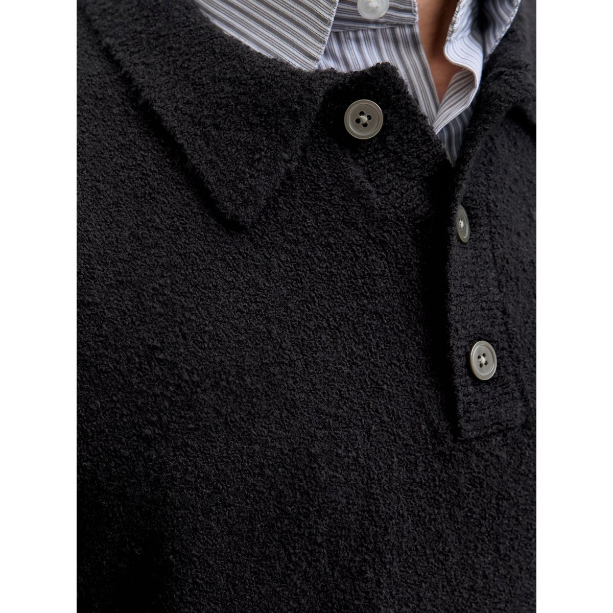 Pull En Maille noire - black, JACK & JONES