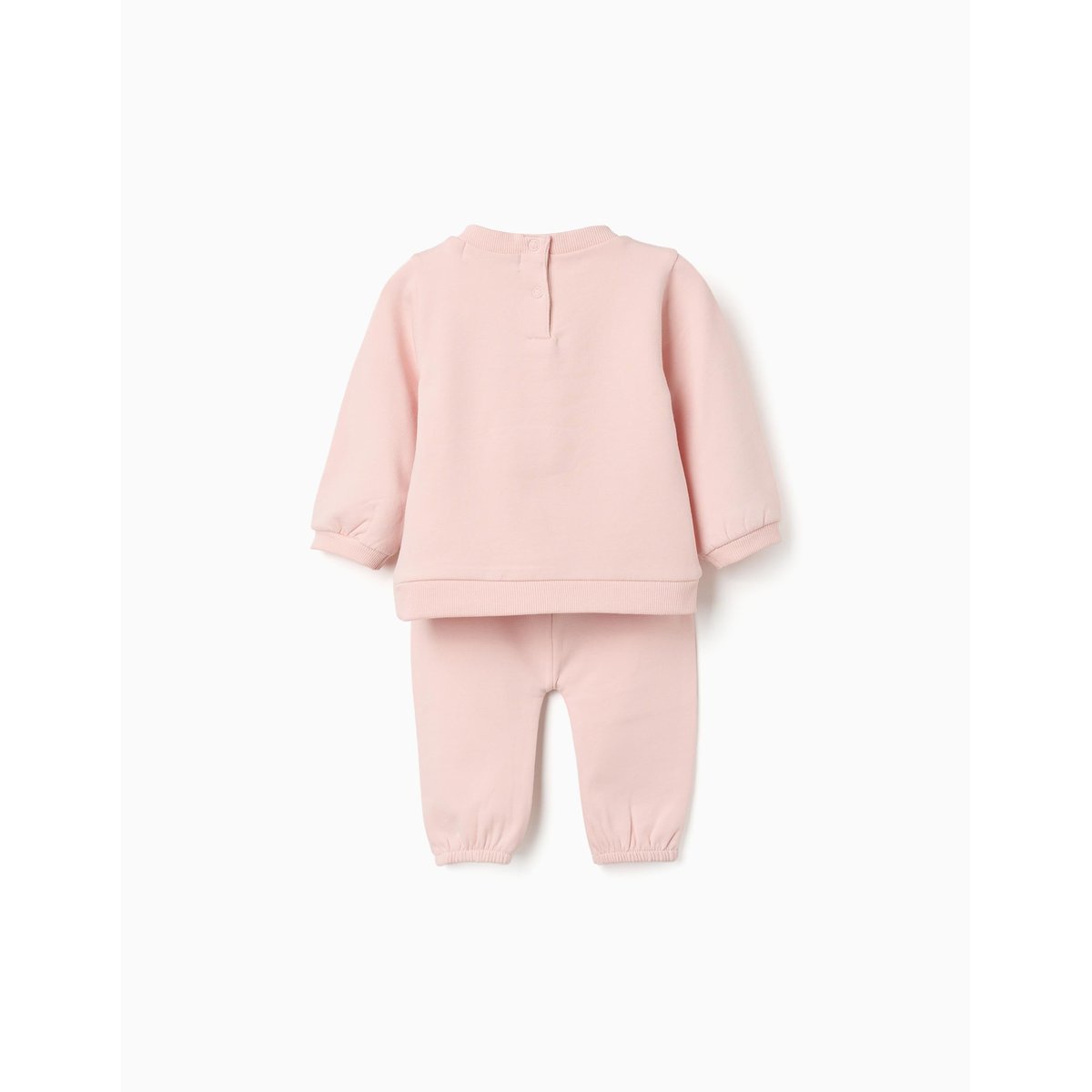 Ensemble en coton peigné avec cœur 3D rose, ZIPPY