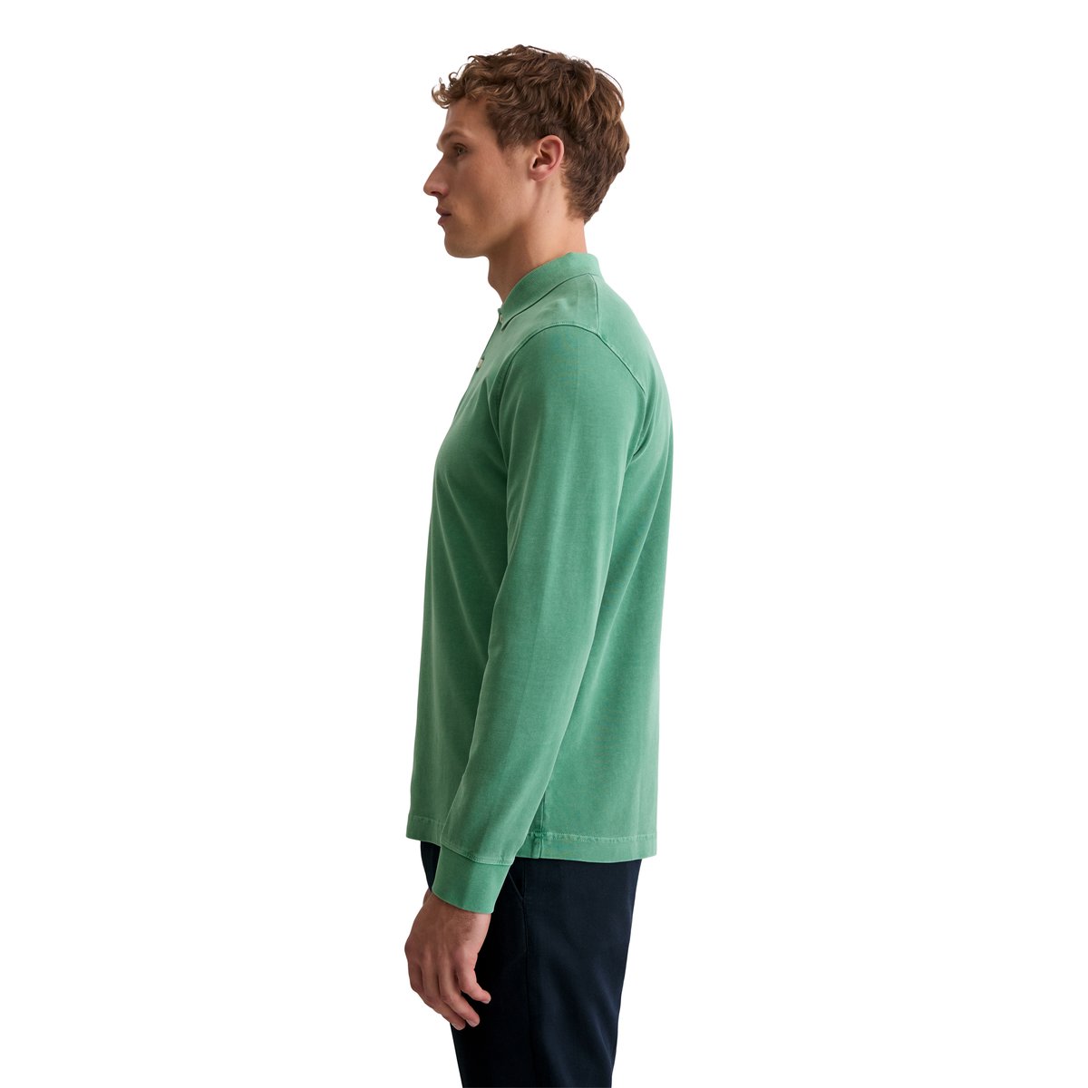T-shirt long régulier en jersey de coton bio soft-touch gris, MARC O'POLO