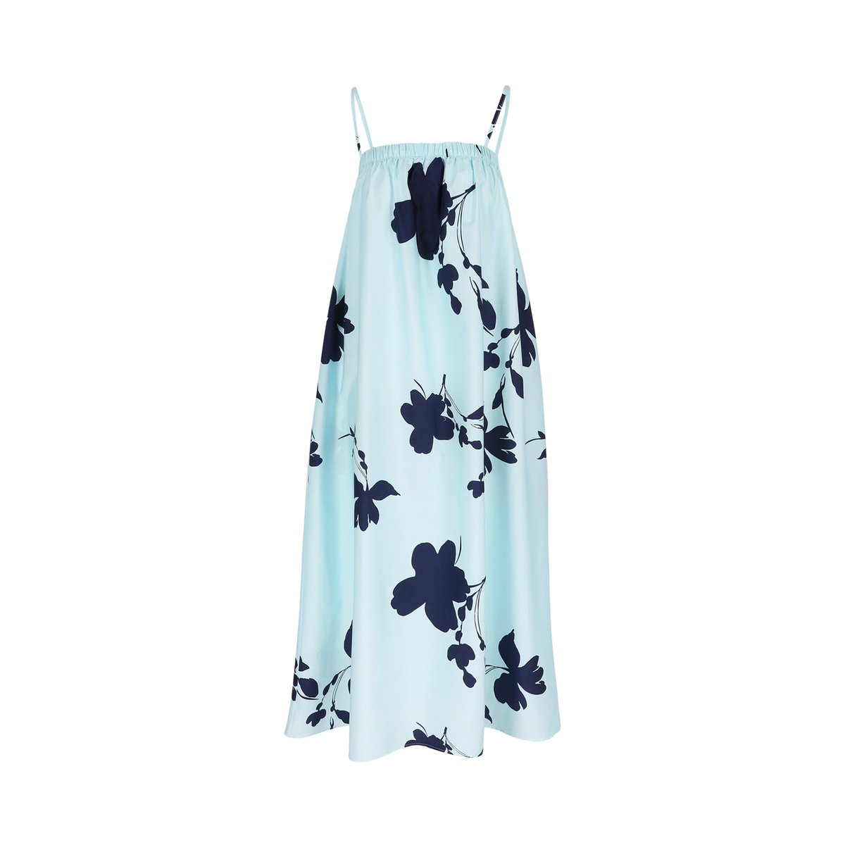 Robe longue fleurie bleu, LOLALIZA