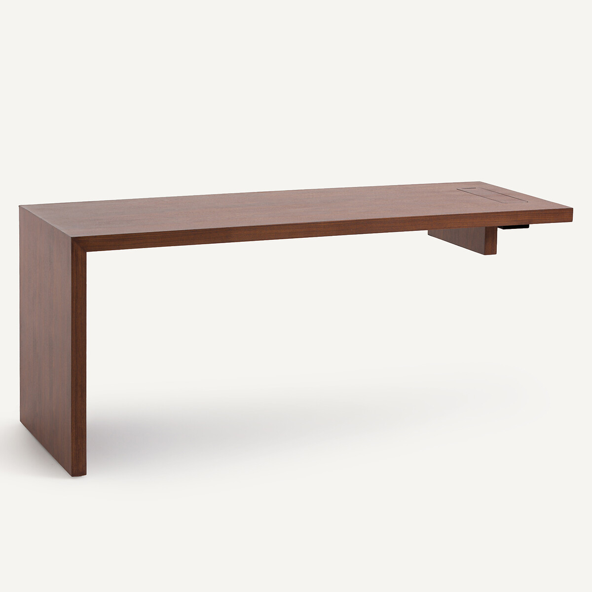 Plateau de bureau en MDF plaqué noyer, largeur 175, MIKUBE noyer, AM.PM