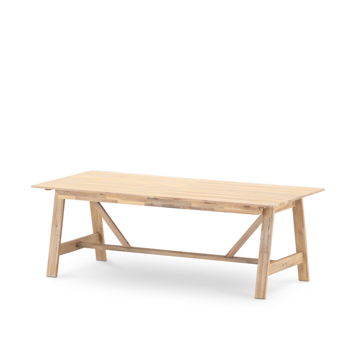 Table à manger, extensible, bois, LAMAS bois clair, DEFORA HOME