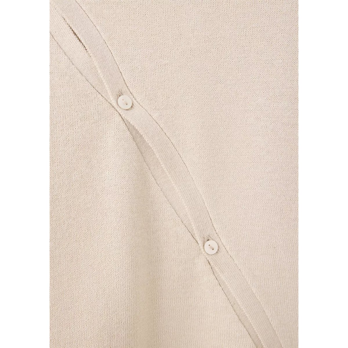 Cardigan en maille avec détail d’ouverture sable, MANGO TEEN