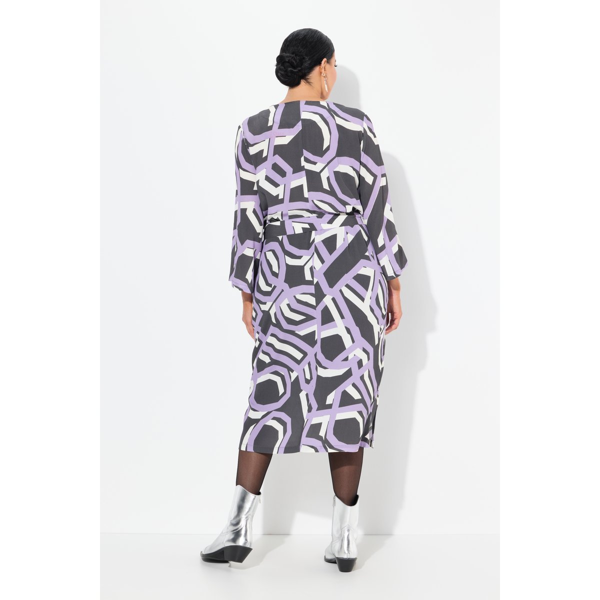 Robe à col tunisien asphalte, ULLA POPKEN