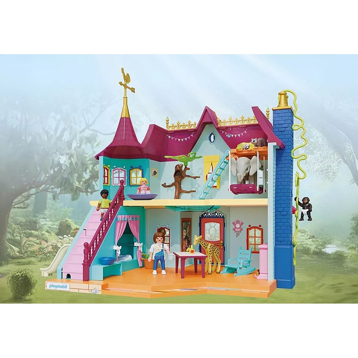 Manoir Coloré des Animaux multicolore, PLAYMOBIL