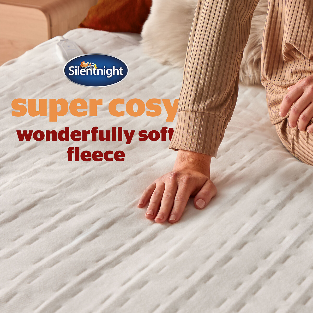 Super King Winter Warmer Electric Blanket white, SILENTNIGHT