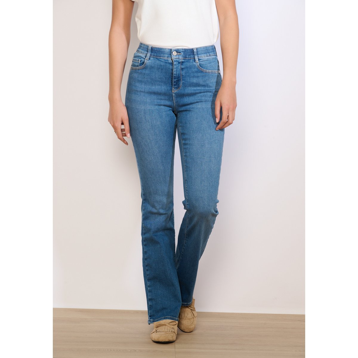 Jean bootcut multi-tailles medium blue, LOLALIZA