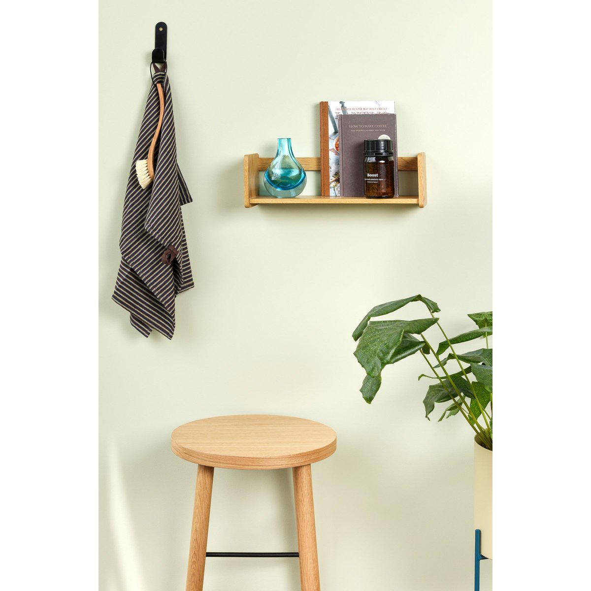 Étagère en placage de chêne NOMAD bois clair, HUBSCH