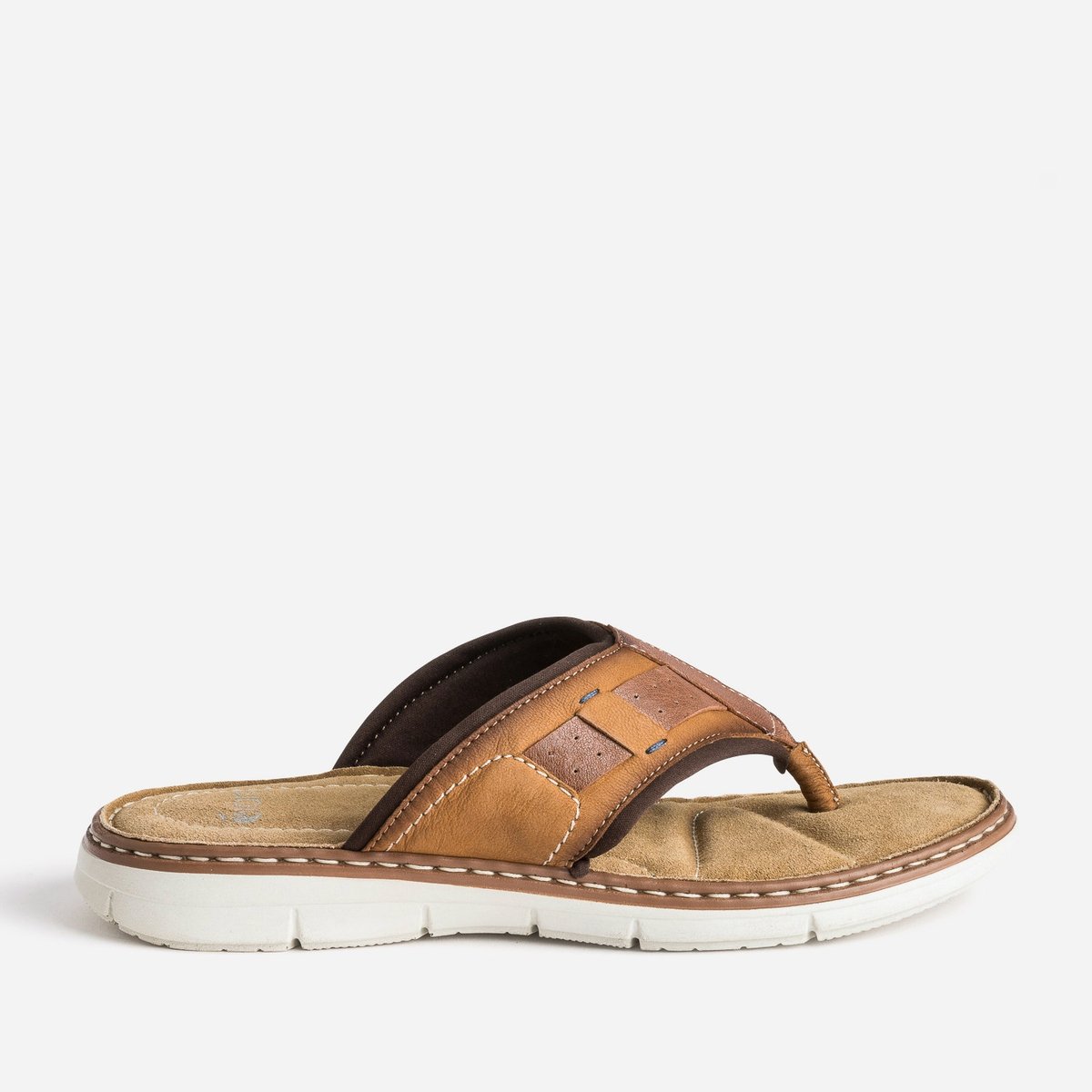 Mule en cuir MAO cognac, ERAM