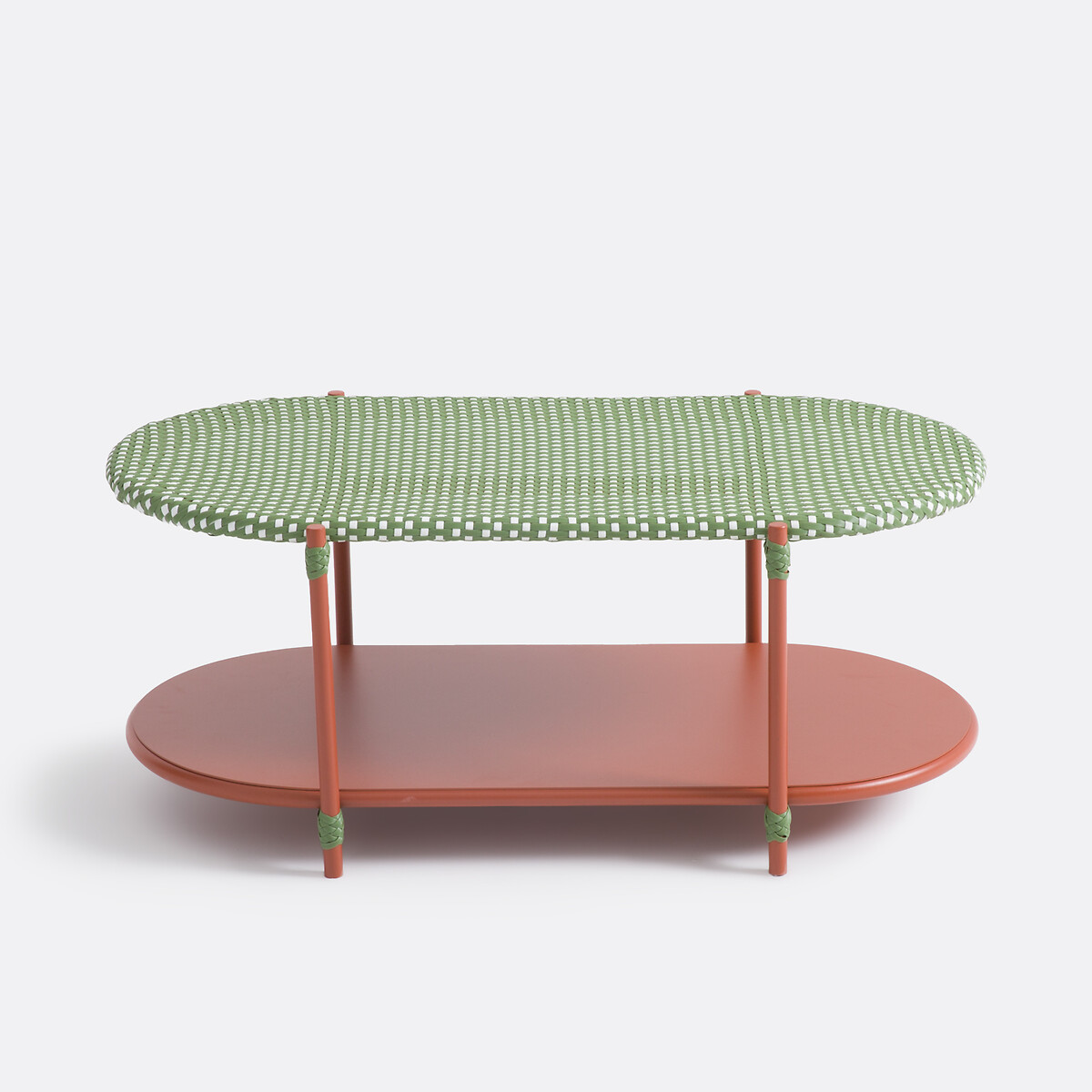 Matu 2-Tier Coffee Table red/green/white, LA REDOUTE INTERIEURS