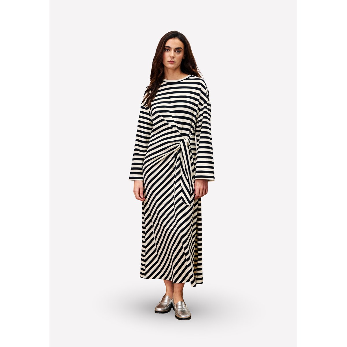 Robe  longue FENOUIL noir, FRNCH