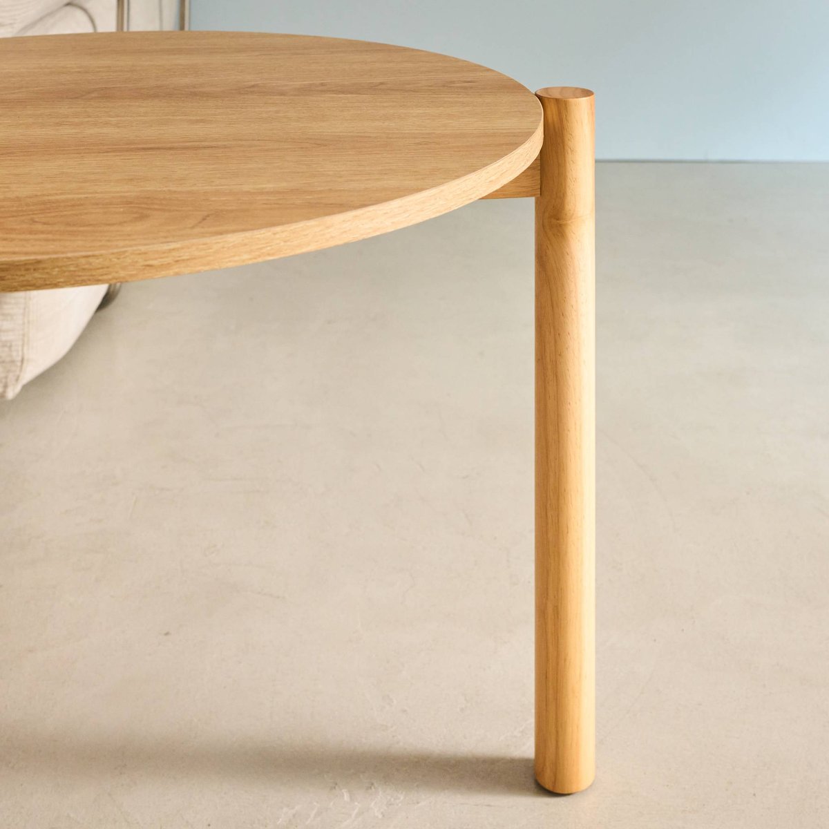 Tables gigognes rondes décor bois HARMONY noyer, SWEEEK
