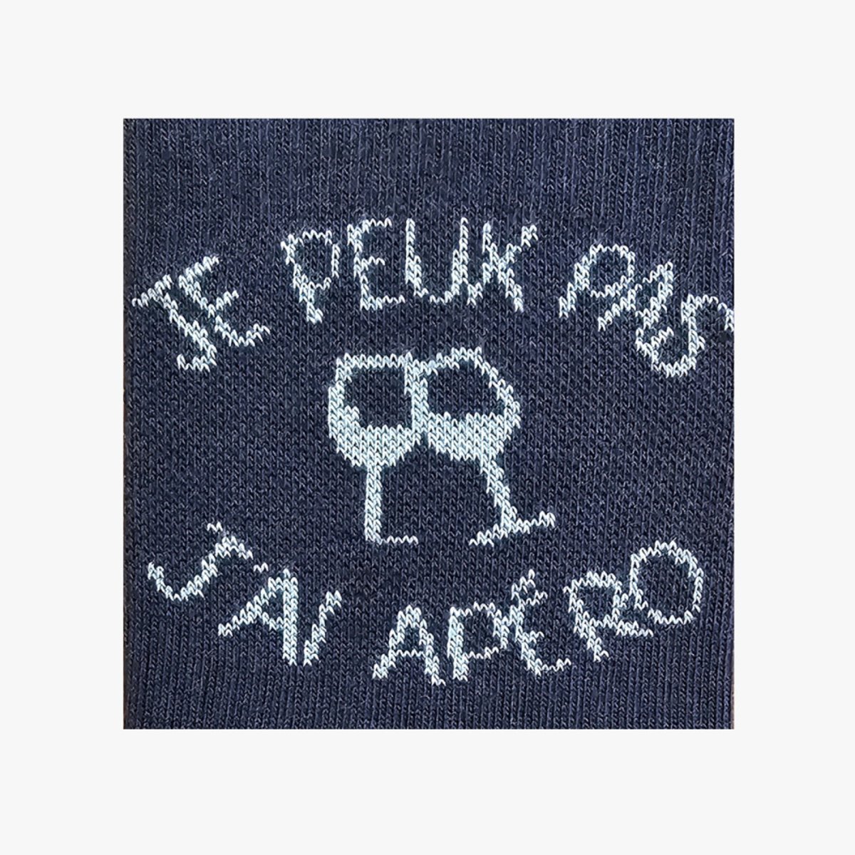 Coffret de 3 paires fantaisie Homme à côtes semelle bouclette Coton majoritaire bleu, ACHILE