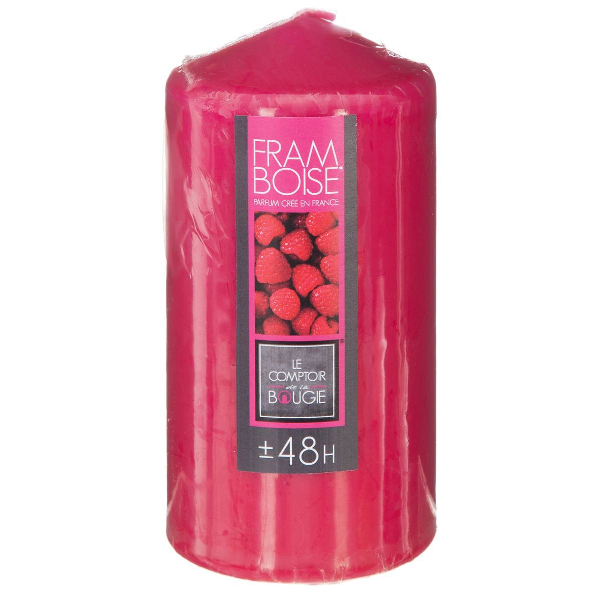 Bougie parfumée NINA rose foncé, ATMOSPHERA