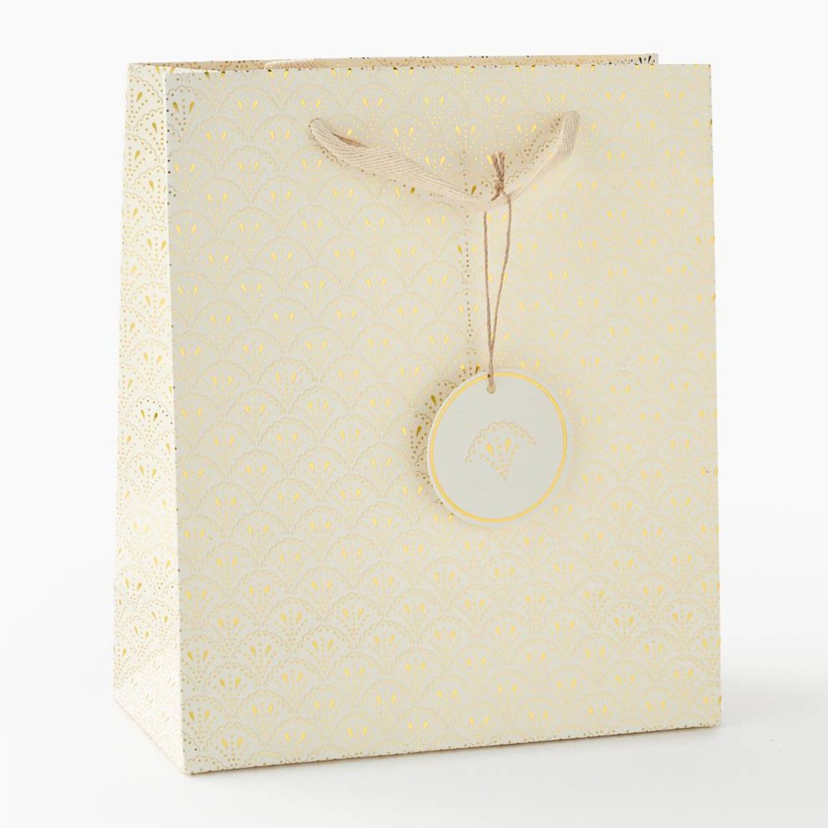 Sac cadeau blanc, MONOPRIX