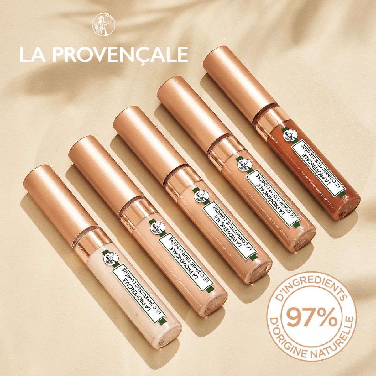 Le Correcteur Lumière Naturel 7,5ml 02 moyen clair, LA PROVENÇALE