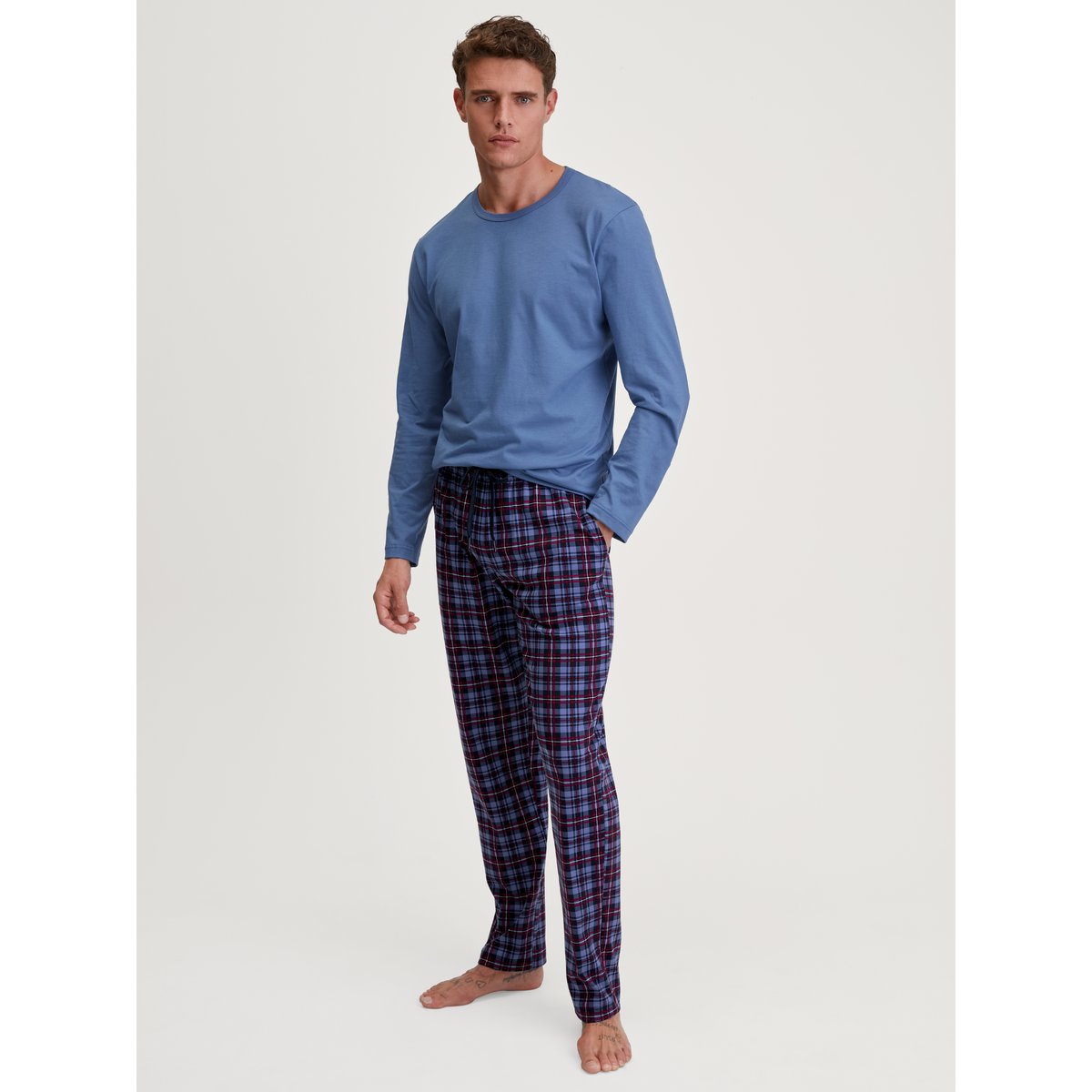 Pantalon Coton FAMILY & FRIENDS coastal fjord, CALIDA