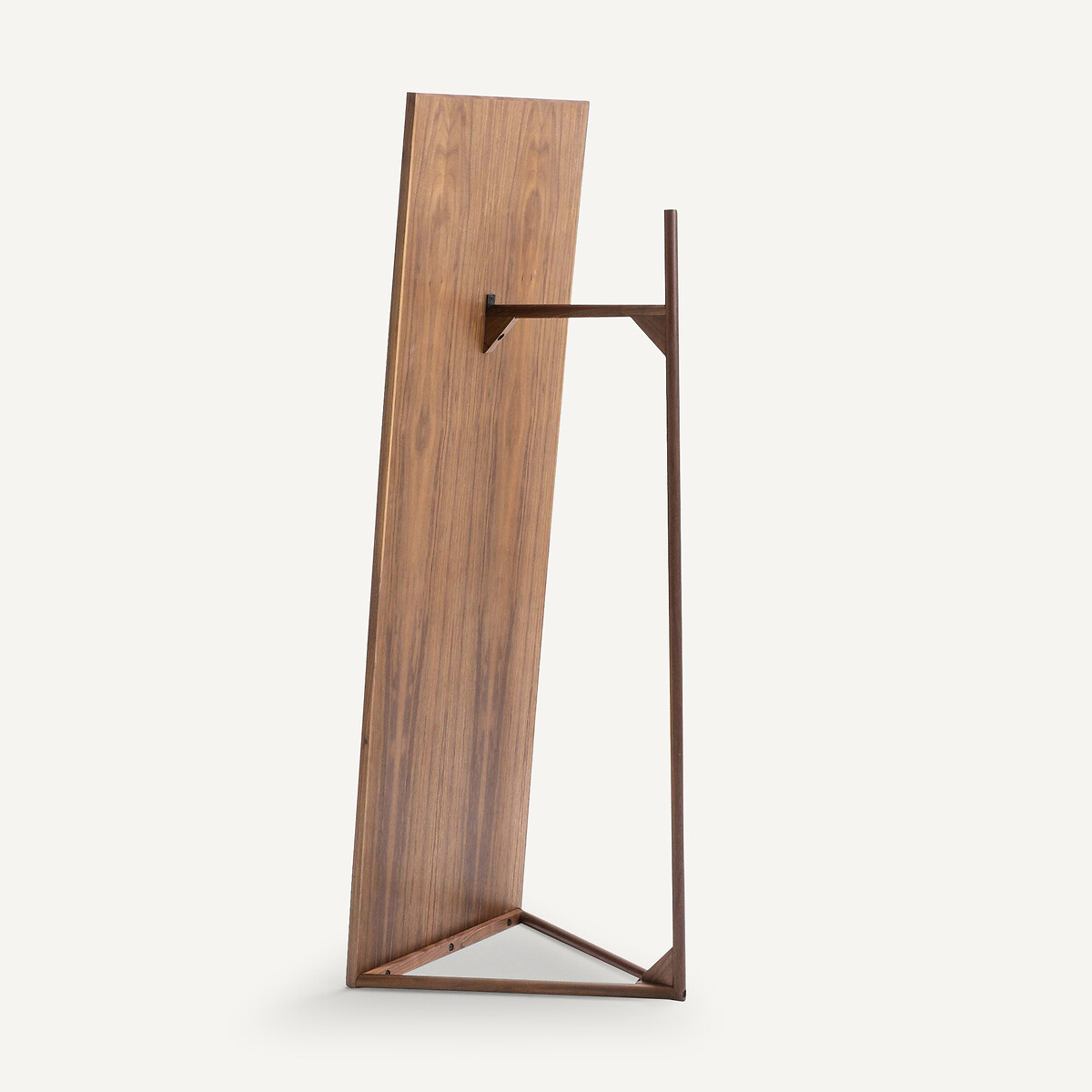 Miroir sur pied portant noyer massif H178, Zindlo noyer, AM.PM