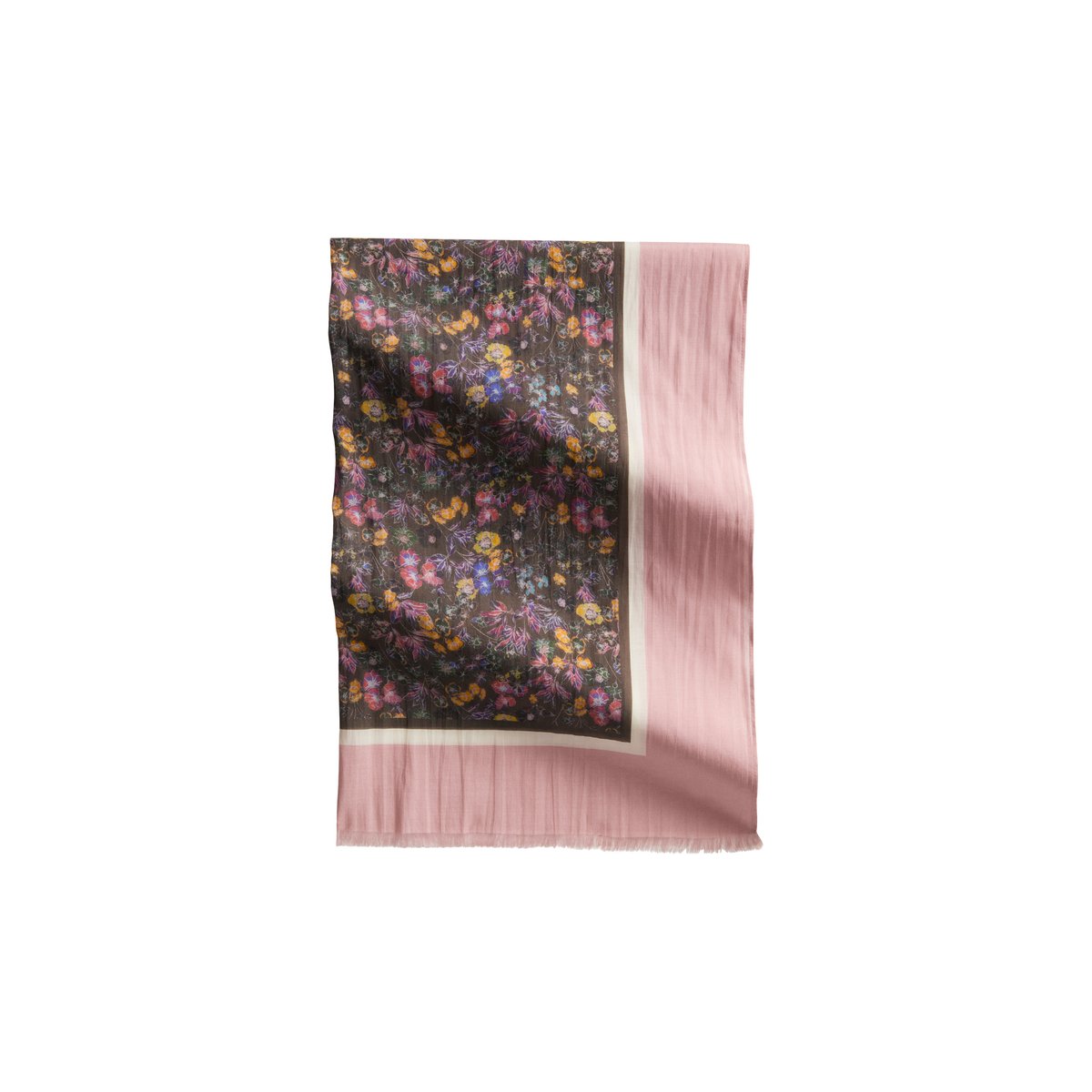 Foulard à l'imprimé allover avec TENCEL™ Lyocell rose, MARC O'POLO