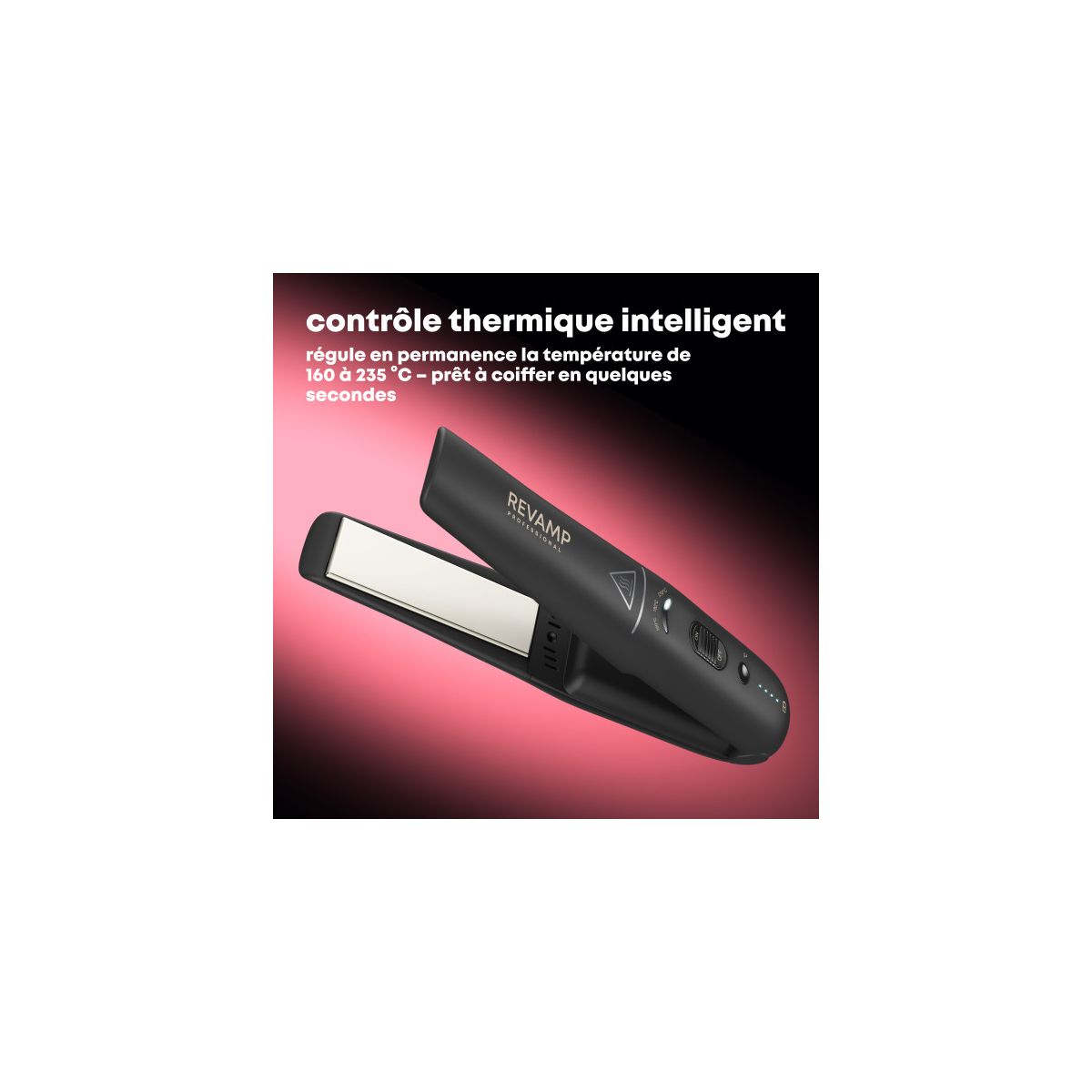 Lisseur sans fil Compact Liberté Progloss couleur unique, REVAMP