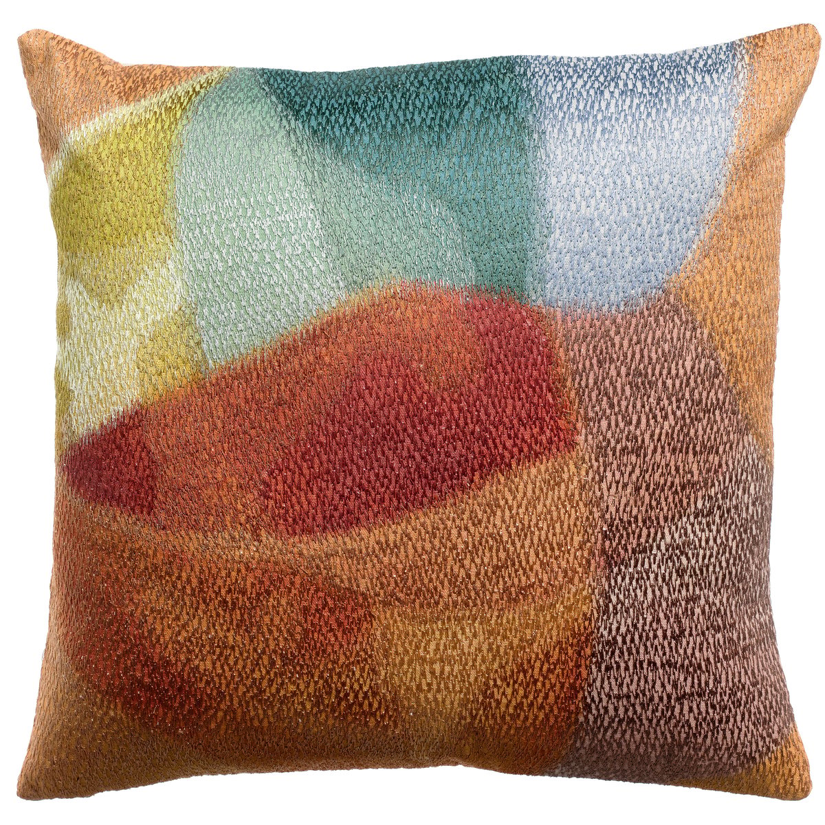 Coussin brodé Envolée Douce multico, EDEN