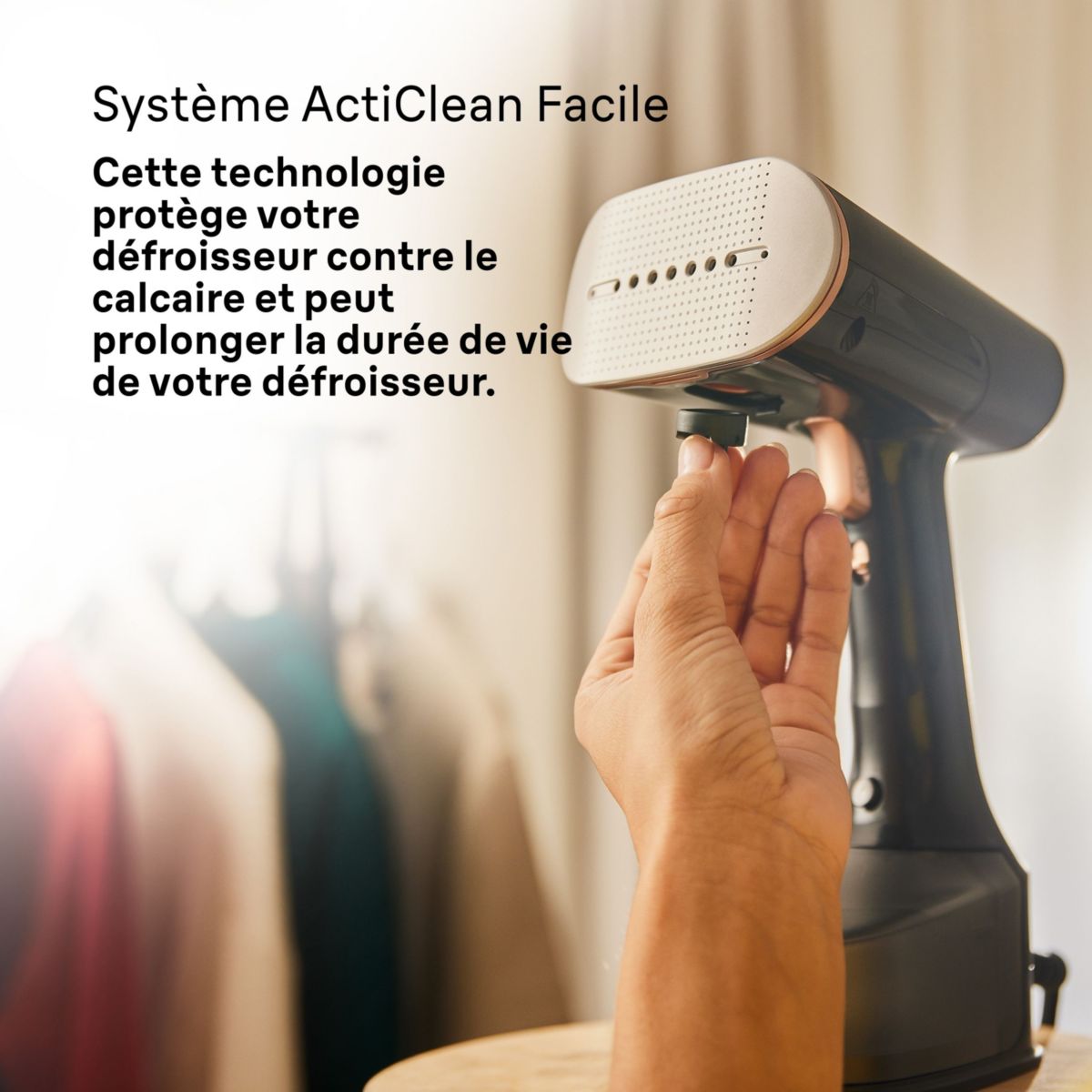 Défroisseur vapeur vapeur QuickStyle 7 GS7077BK couleur unique, BRAUN